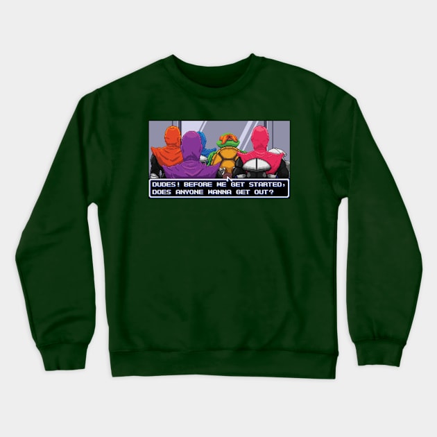 "Techno Elevator" Crewneck Sweatshirt by Jc Jows